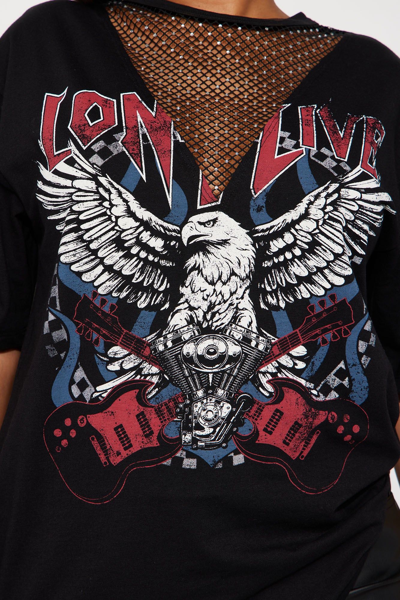 So Rock It Graphic Top - Black sold by Fashion Nova product image thumbnail 3