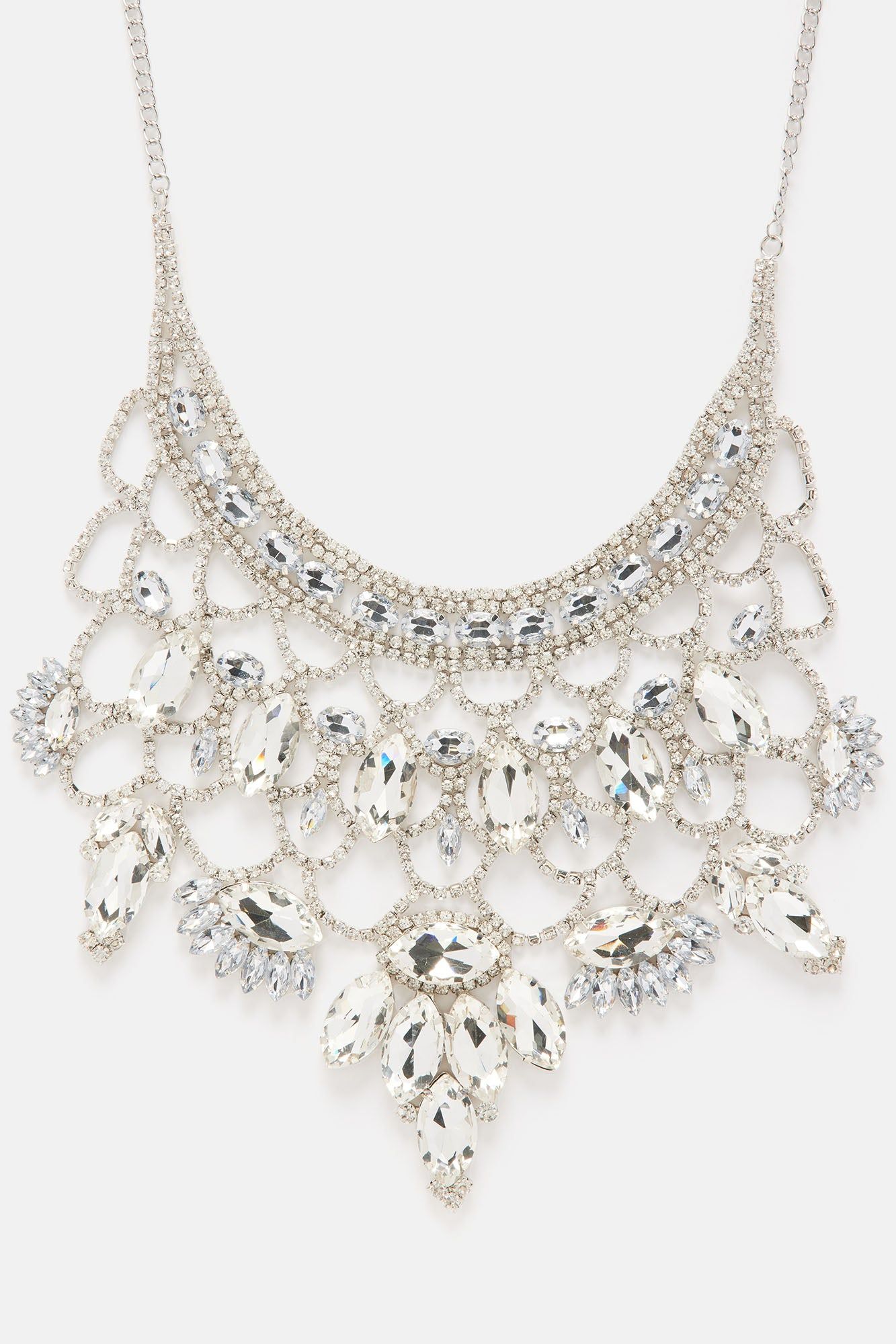 Grand Entrance Necklace - Silver sold by Fashion Nova product image thumbnail 3