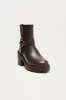 Wiley Heeled Booties - Brown sold by Fashion Nova