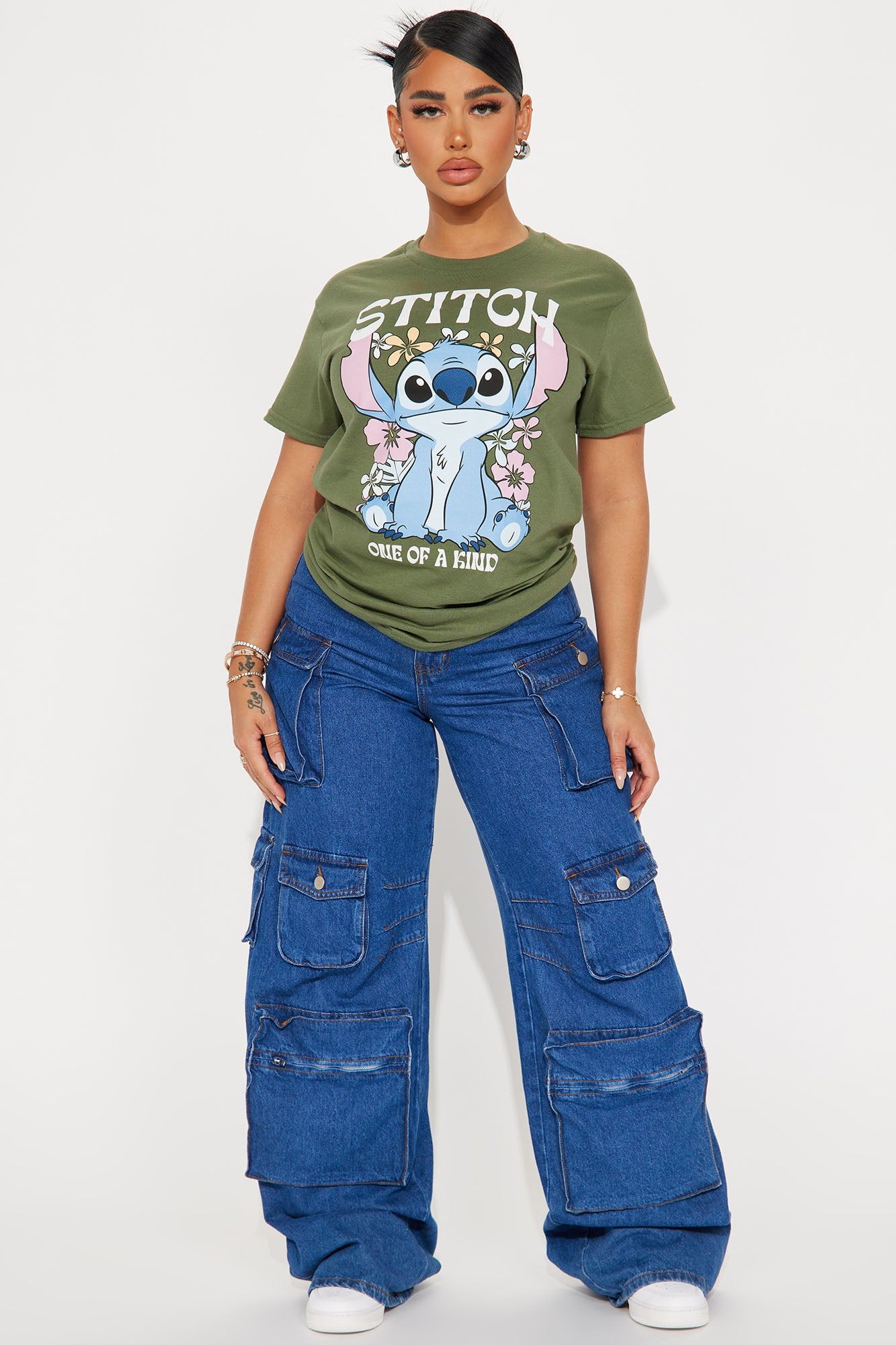 One Of A Kind Stitch Graphic Tshirt - Green sold by Fashion Nova product image thumbnail 2