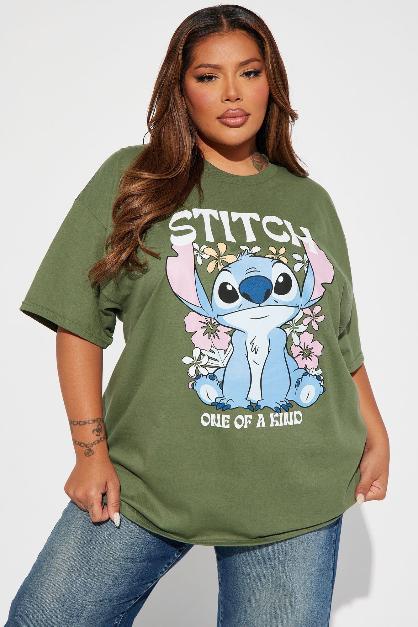 One Of A Kind Stitch Graphic Tshirt - Green sold by Fashion Nova product image thumbnail 4