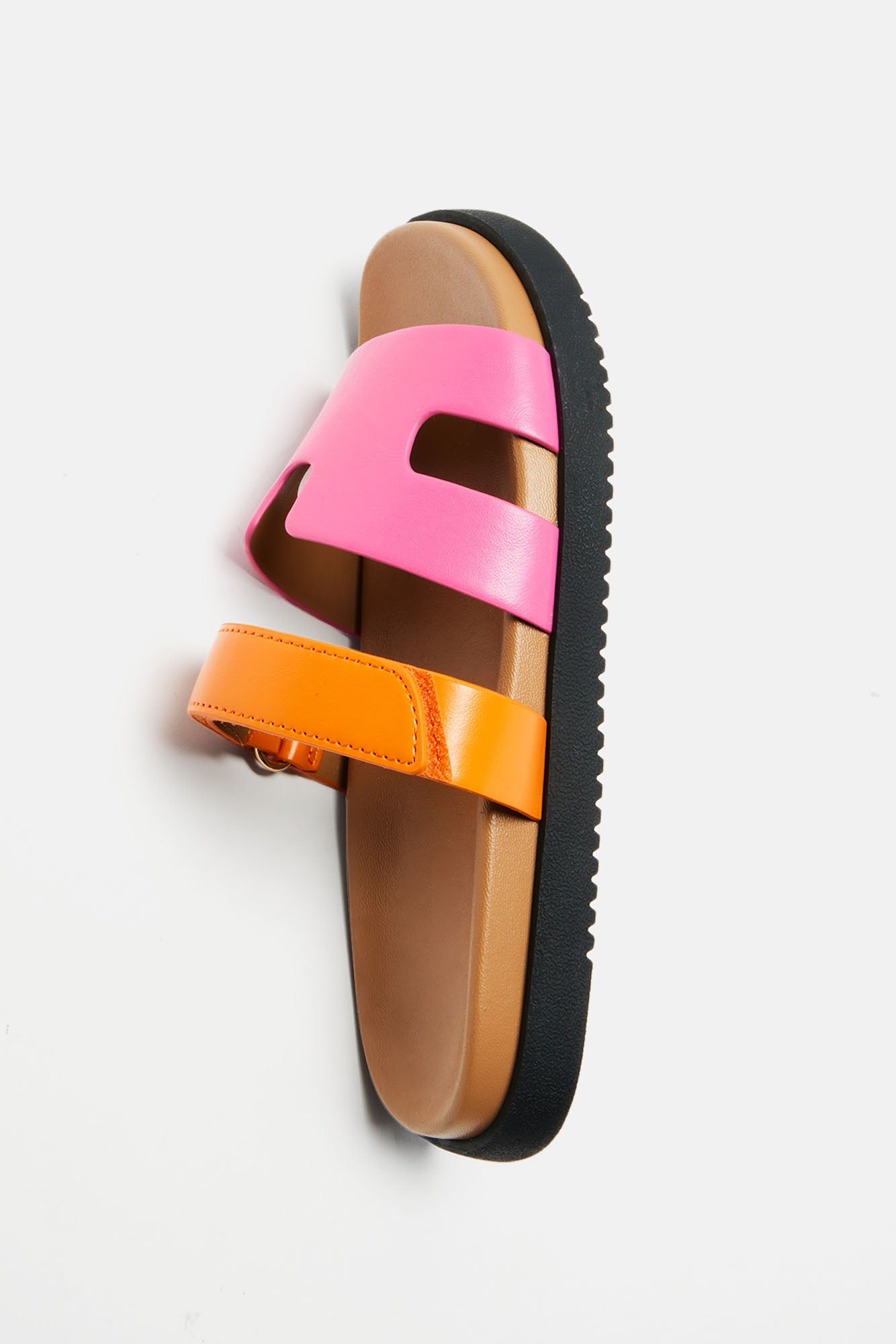 Can't Be Me Casual Slides - Fuchsia/combo sold by Fashion Nova product image thumbnail 2