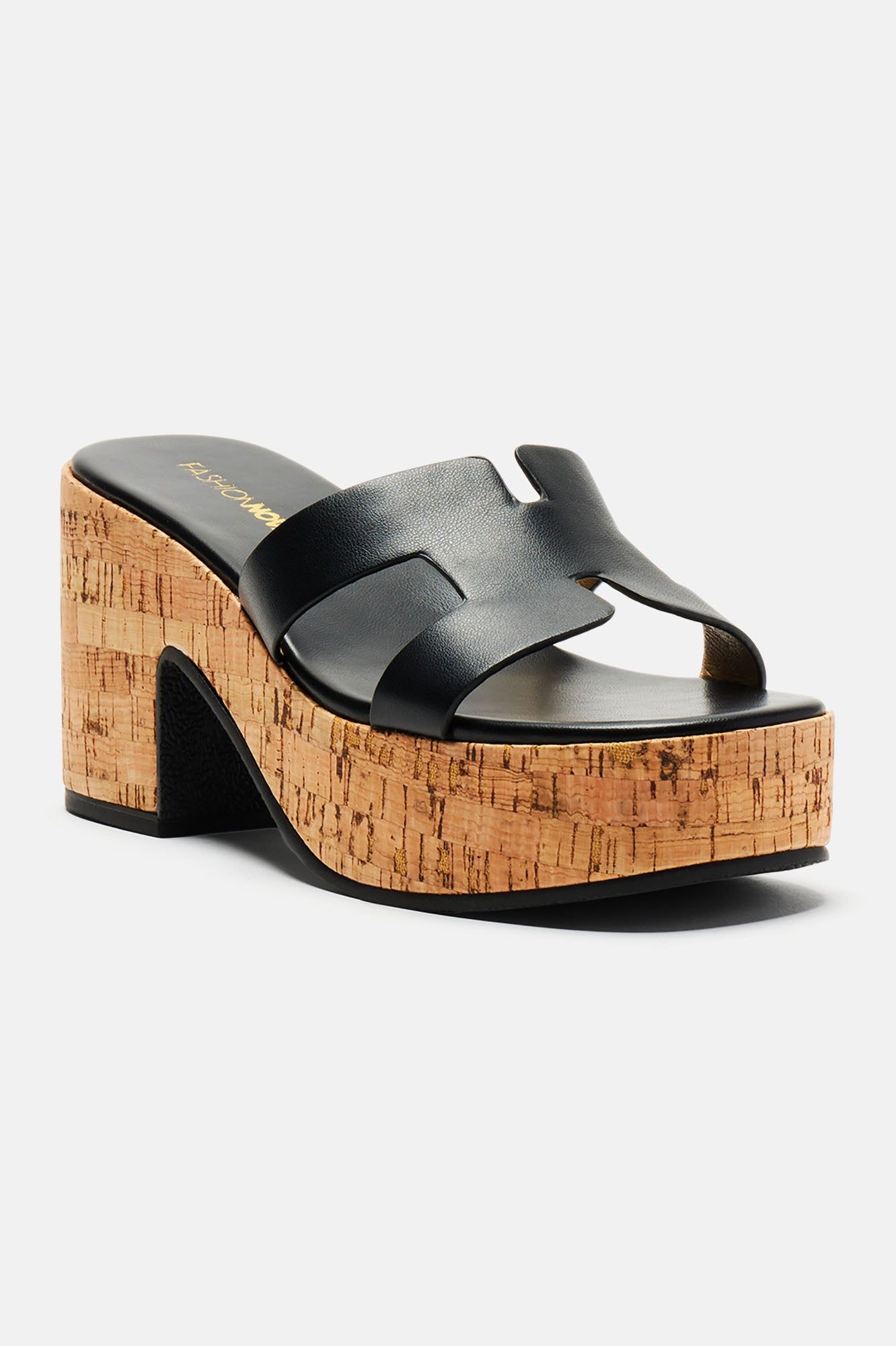 Feeling Unbothered Wedges - Black sold by Fashion Nova