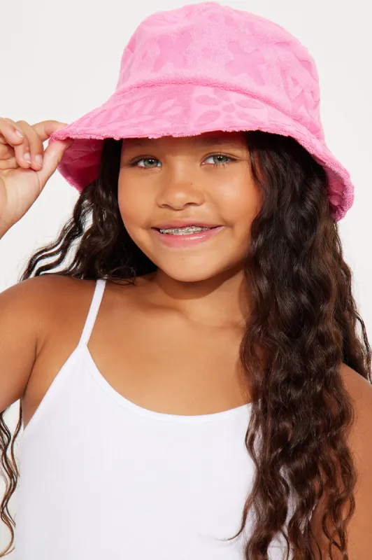 Mini Sunny Days Floral Bucket Hat - Pink sold by Fashion Nova