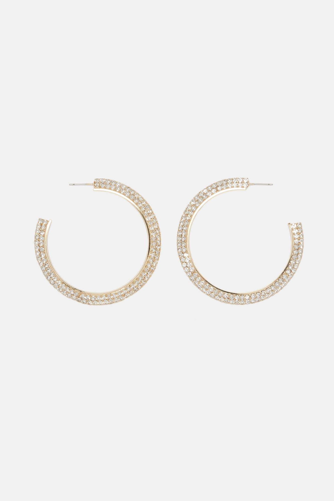 Glimpse Of Fame Earrings - Gold sold by Fashion Nova product image thumbnail 3
