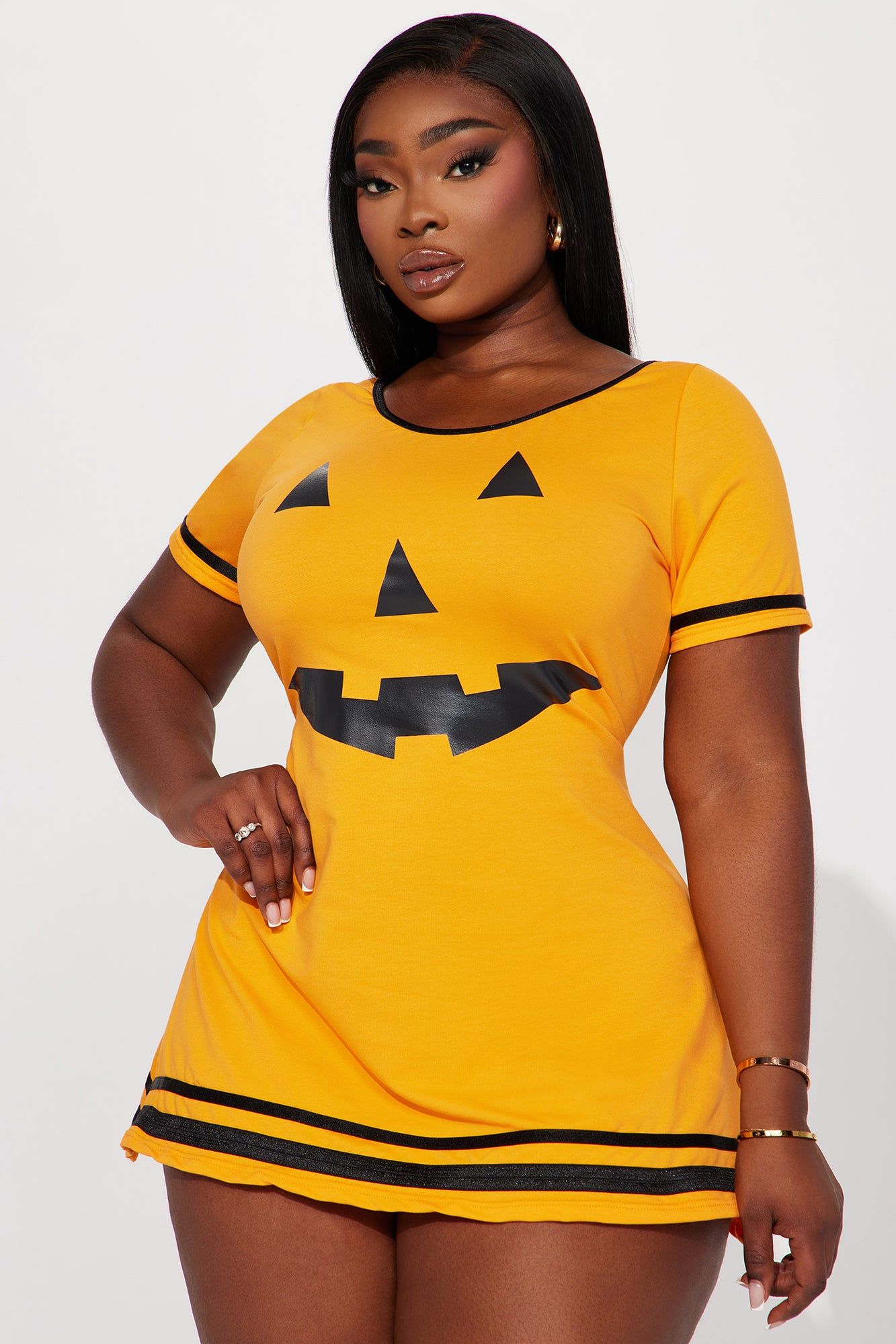 Sassy Pumpkin Babe 1 Piece Costume - Orange sold by Fashion Nova product image thumbnail 5
