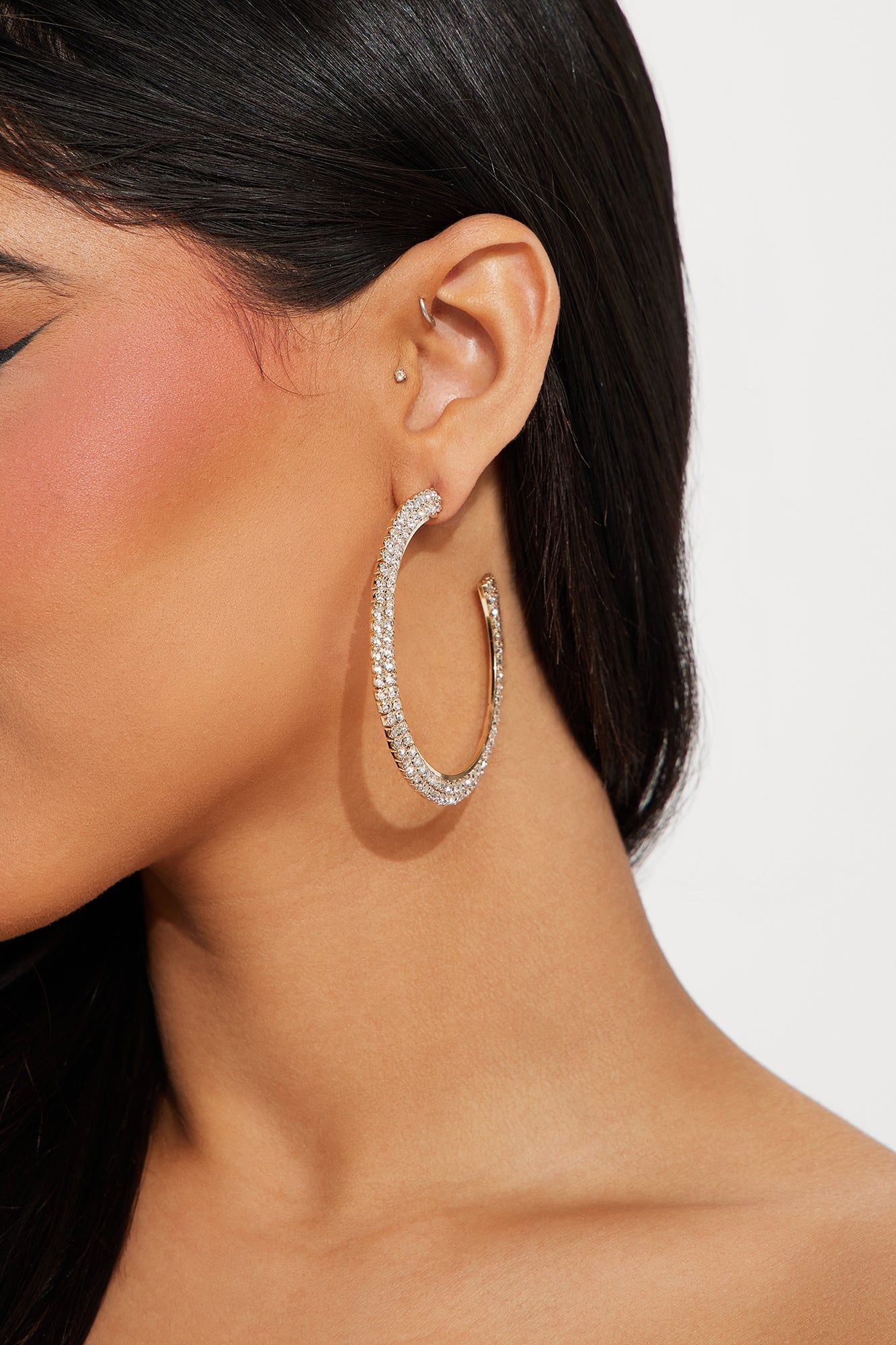 Glimpse Of Fame Earrings - Gold sold by Fashion Nova