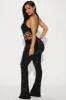 Say My Name Sequin Jumpsuit - Black sold by Fashion Nova