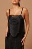 Remi Fringe Bandage Mini Dress - Black sold by Fashion Nova
