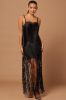 Remi Fringe Bandage Mini Dress - Black sold by Fashion Nova