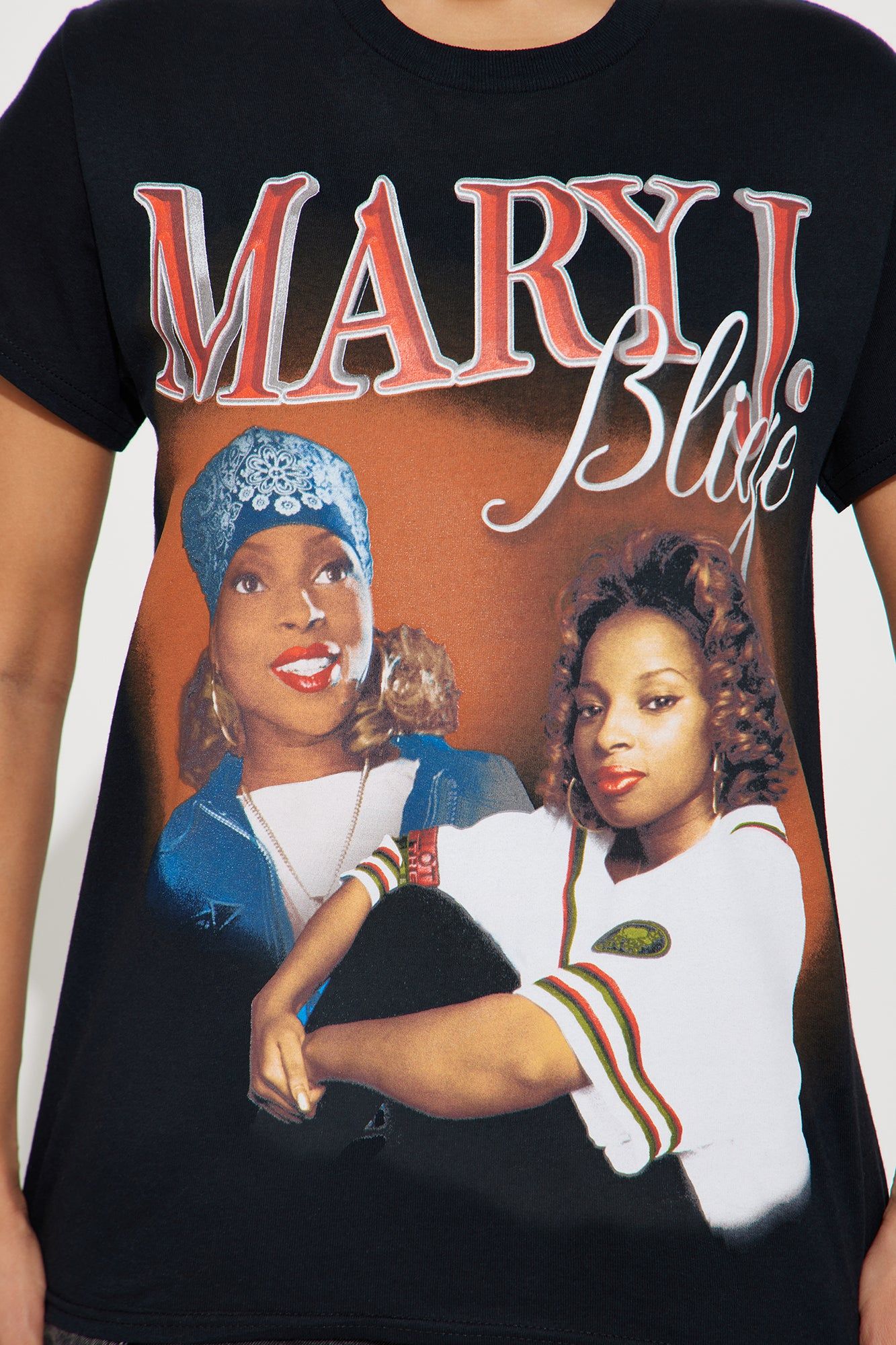 Mary J. Blige 90s Graphic Tee - Black sold by Fashion Nova product image thumbnail 3