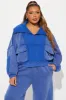 Vanessa Washed Jogger Pant Set - Blue sold by Fashion Nova