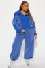 Vanessa Washed Jogger Pant Set - Blue sold by Fashion Nova