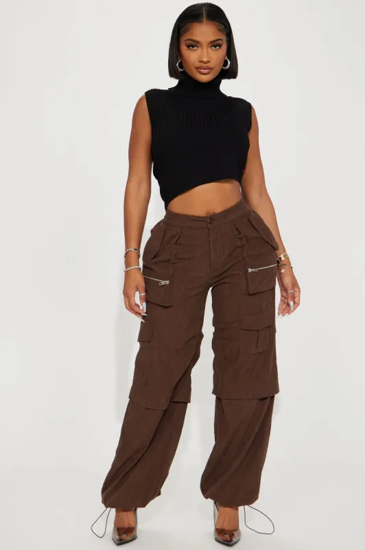 Best Of Me Corduroy Jogger - Brown sold by Fashion Nova