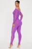 The Way You Sparkle Seamless Jumpsuit - Purple sold by Fashion Nova