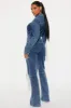 Mistaken Moments Denim Jumpsuit - Dark Wash sold by Fashion Nova