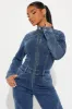 Mistaken Moments Denim Jumpsuit - Dark Wash sold by Fashion Nova