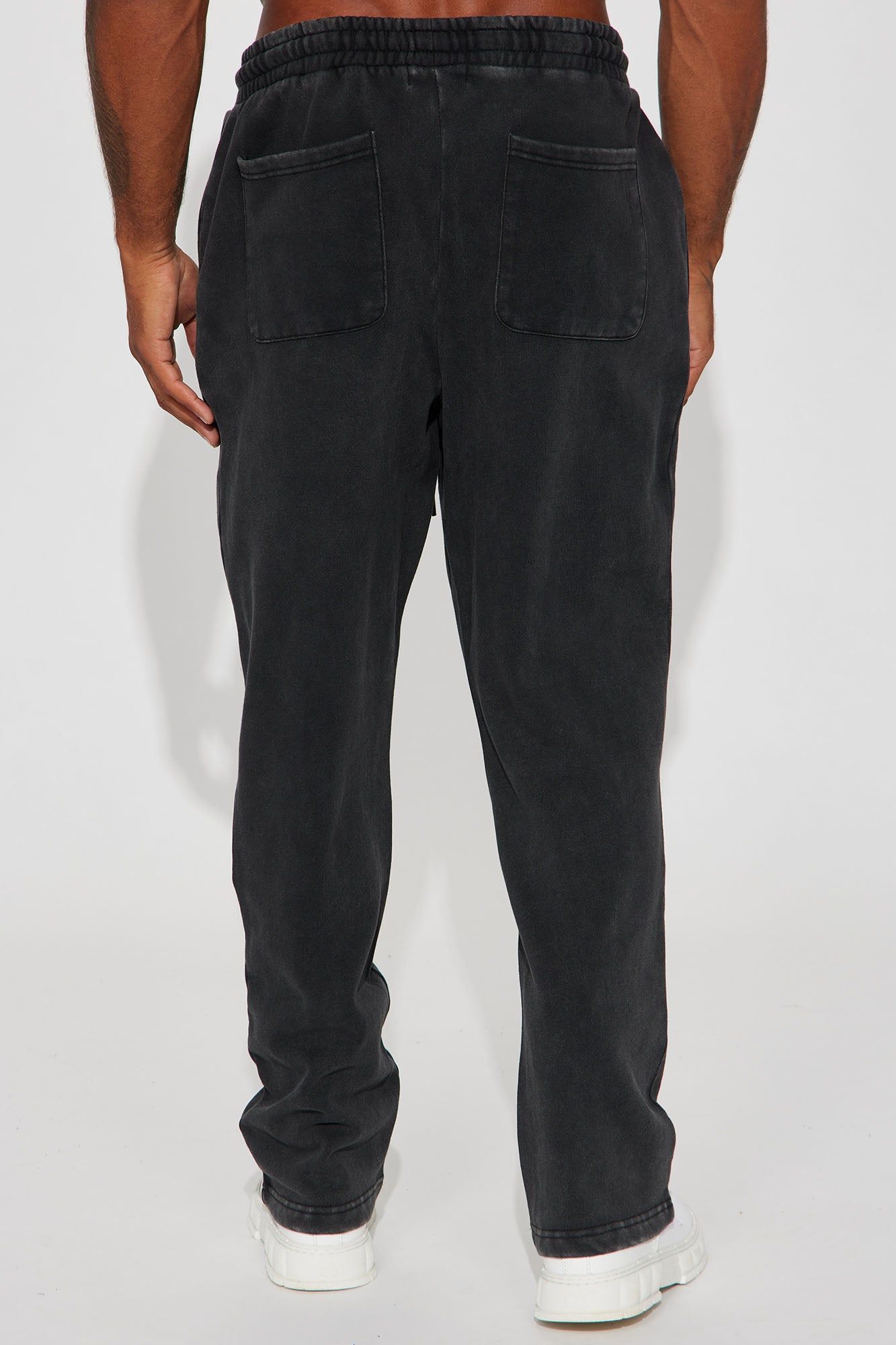 Tyson Ride It Out Straight Sweatpants - Black Wash sold by Fashion Nova product image thumbnail 5