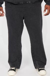 Tyson Ride It Out Straight Sweatpants - Black Wash sold by Fashion Nova