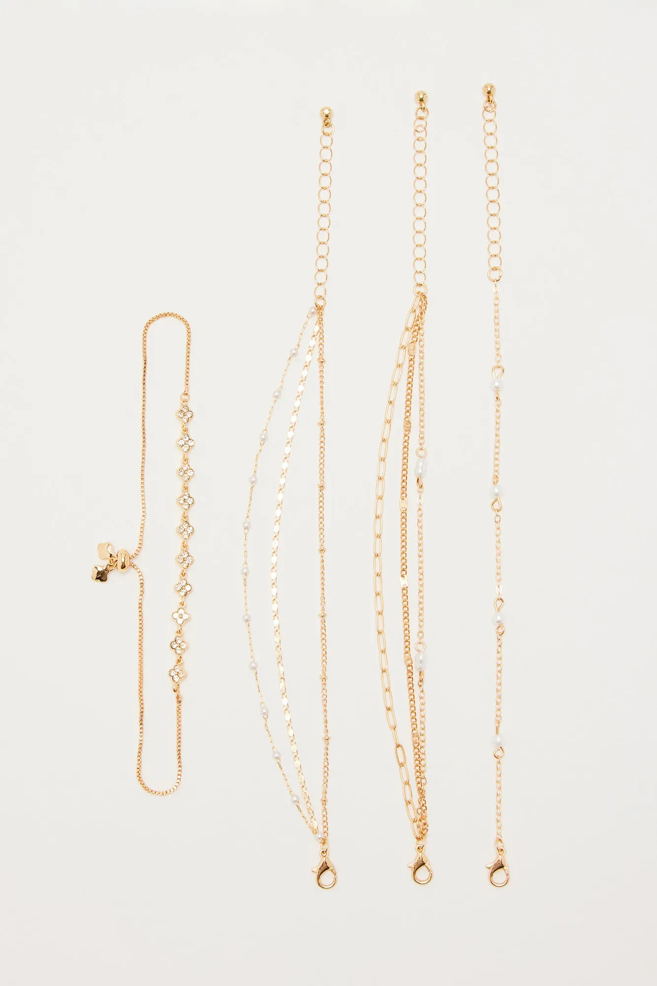 I'm Not Like The Rest Barcelet Set - Gold sold by Fashion Nova product image thumbnail 3