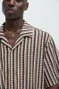 Belfort Jacquard Knit Shirt - Brown sold by Fashion Nova