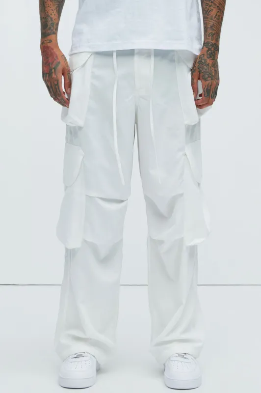 Angel Numbers Pants - White sold by Fashion Nova
