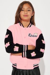 Mini 3 Piece Queen Skirt Set - Pink sold by Fashion Nova