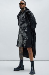 Azrael Tapestry Shorts - Black/combo sold by Fashion Nova