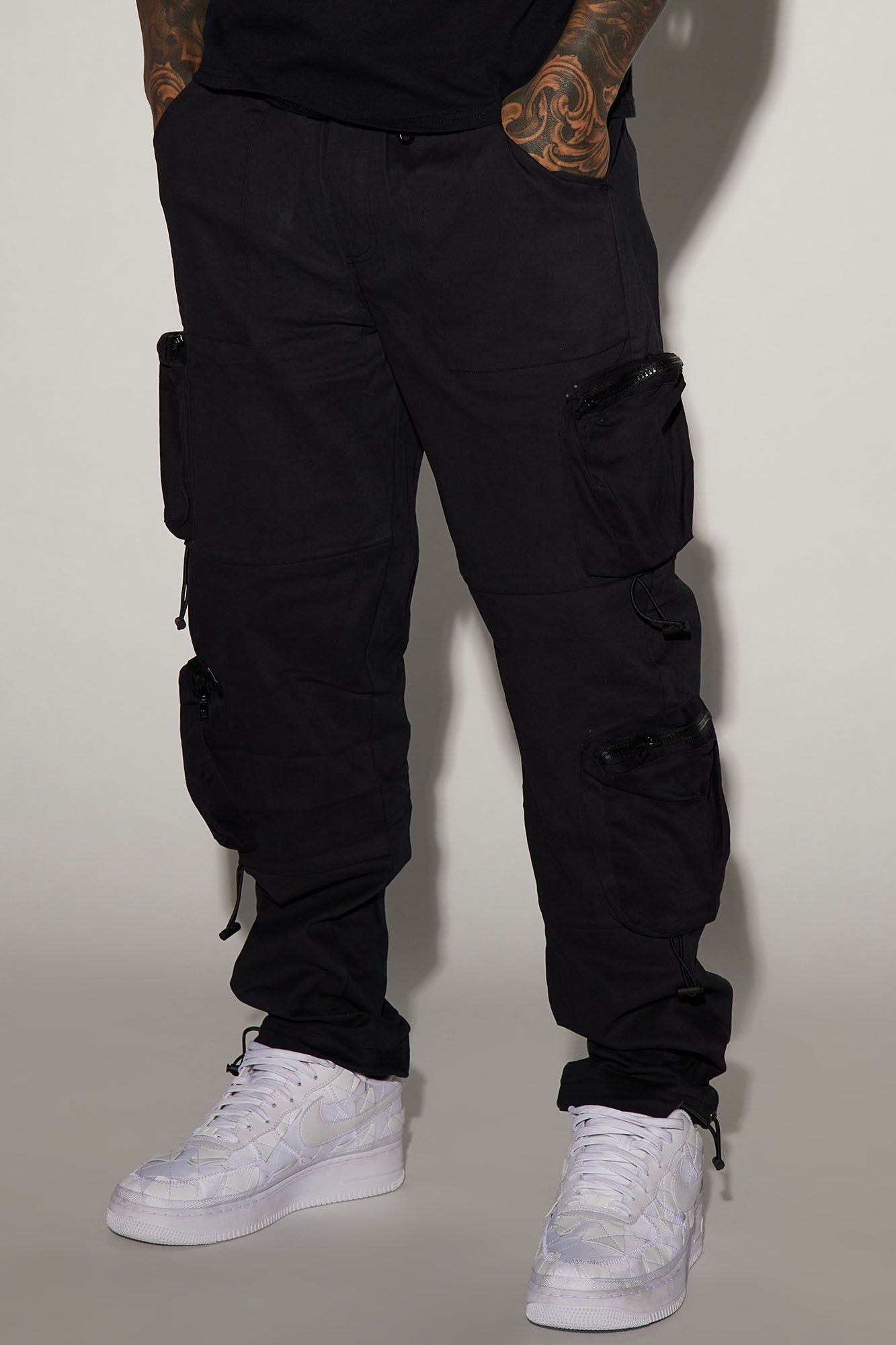 Hawker Twill Utility Pants - Black sold by Fashion Nova