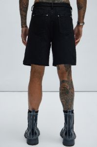 Azrael Tapestry Shorts - Black/combo sold by Fashion Nova