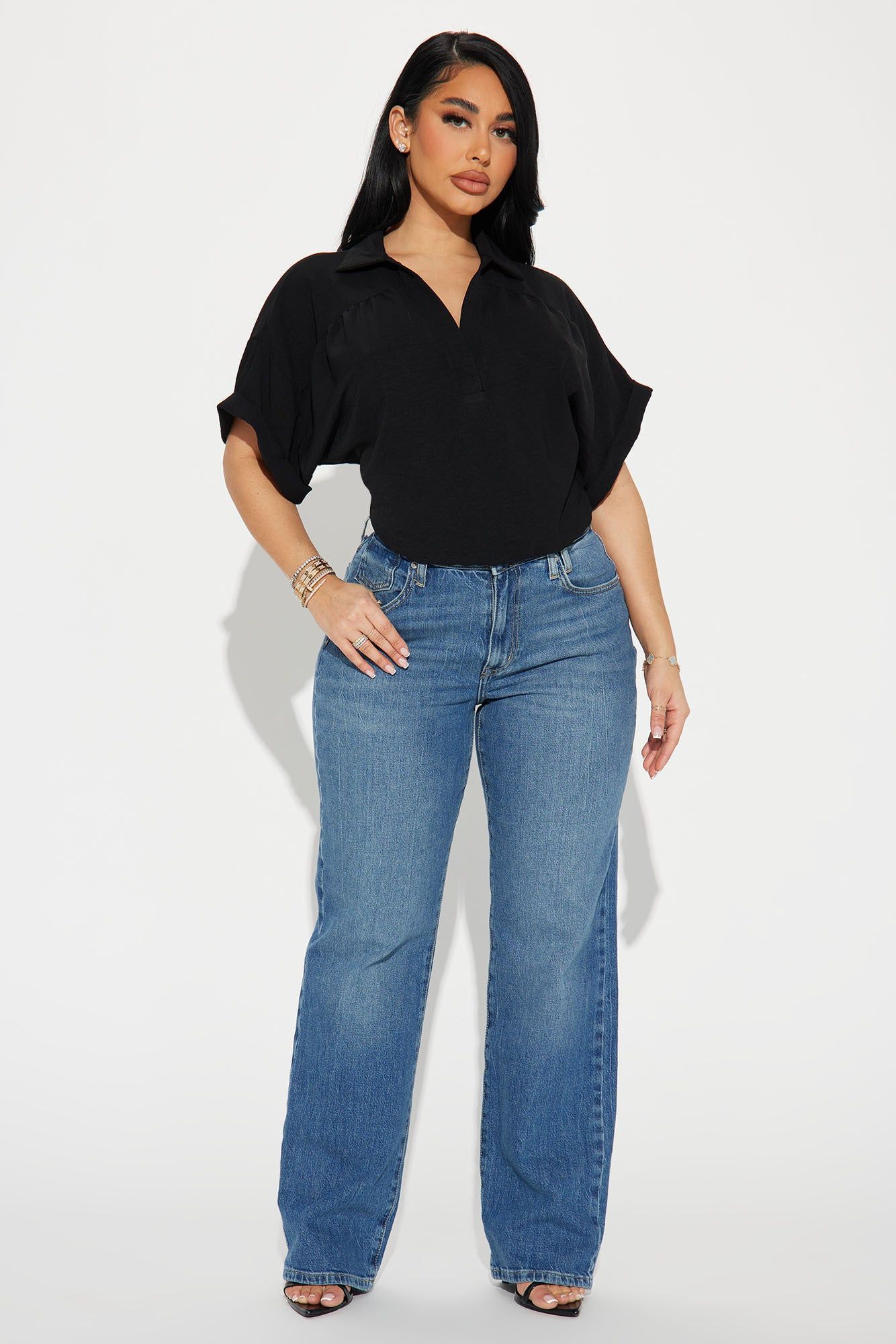 Breezy Day Blouse Top - Black sold by Fashion Nova product image thumbnail 2