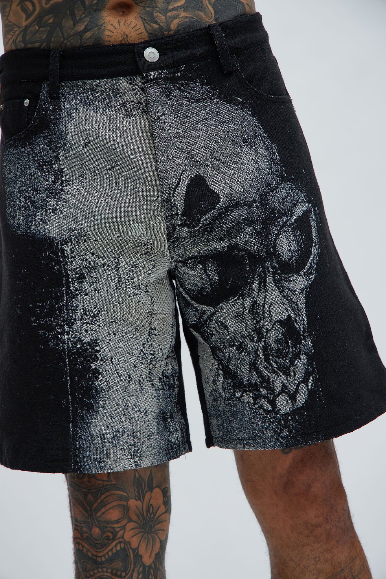 Azrael Tapestry Shorts - Black/combo sold by Fashion Nova product image thumbnail 4