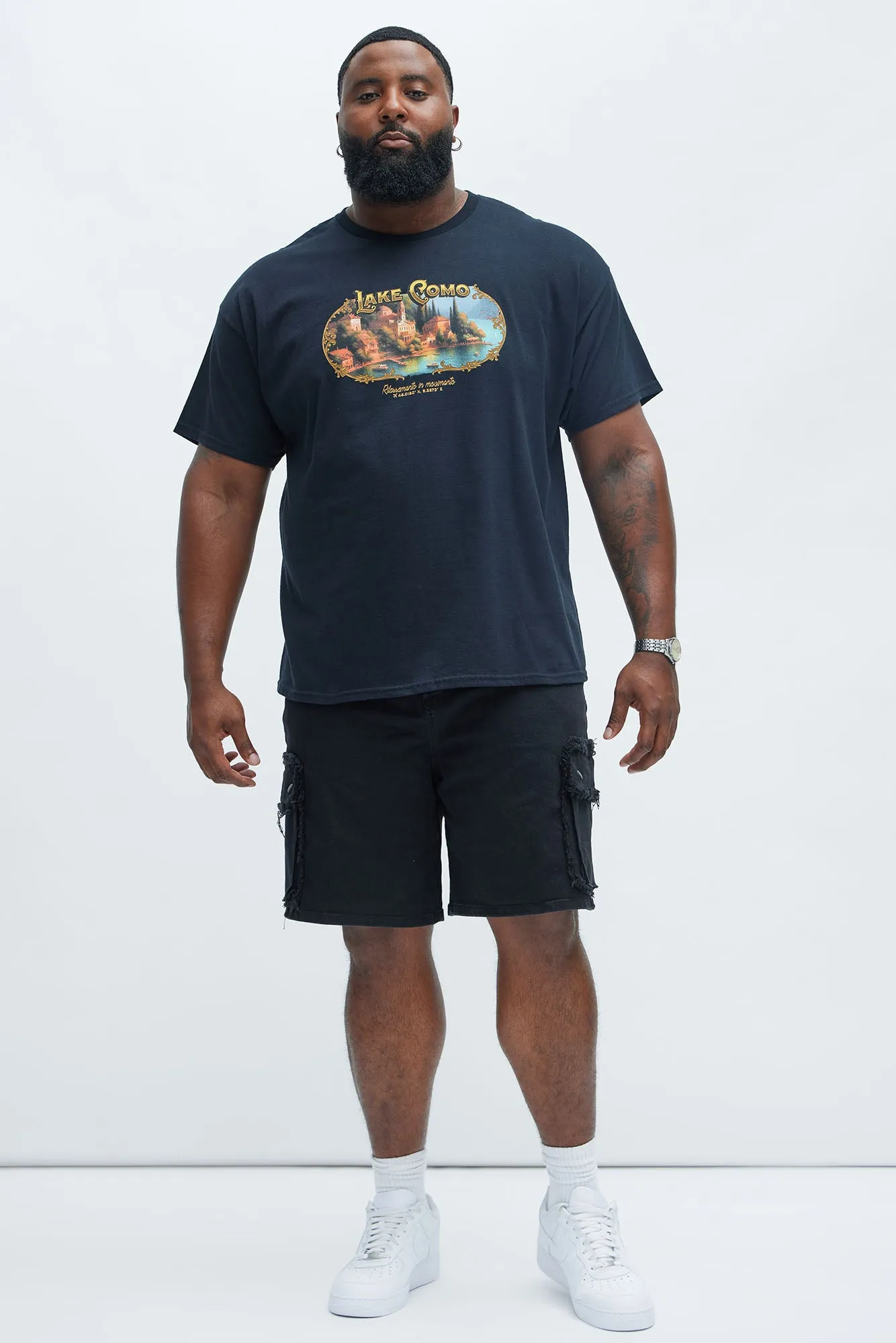 Lake Como Short Sleeve Tee - Black sold by Fashion Nova product image thumbnail 5