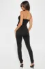 Knot Again Jumpsuit - Black sold by Fashion Nova