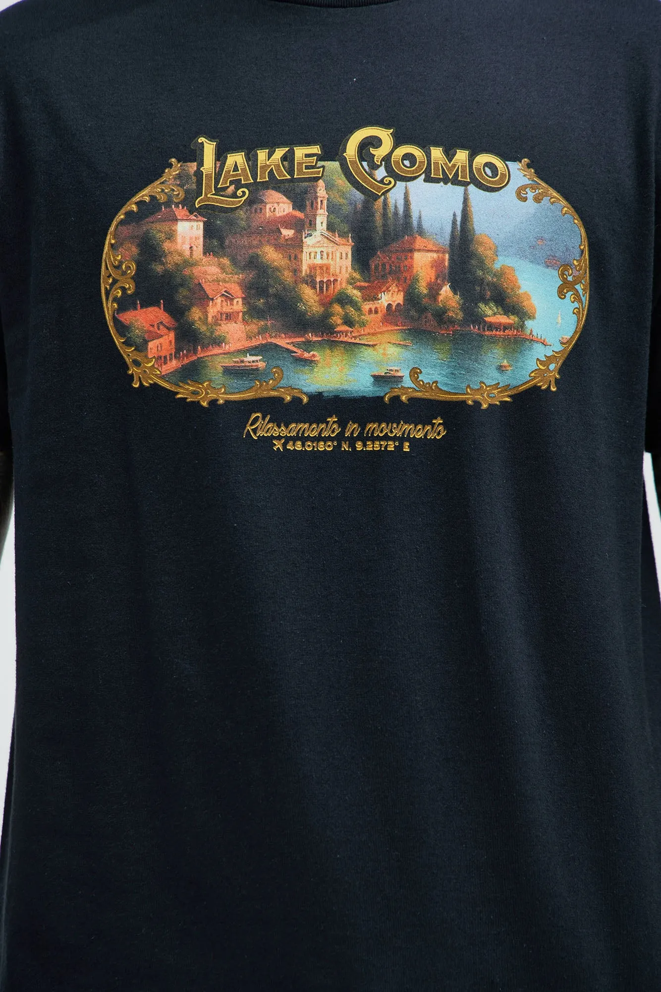 Lake Como Short Sleeve Tee - Black sold by Fashion Nova product image thumbnail 3