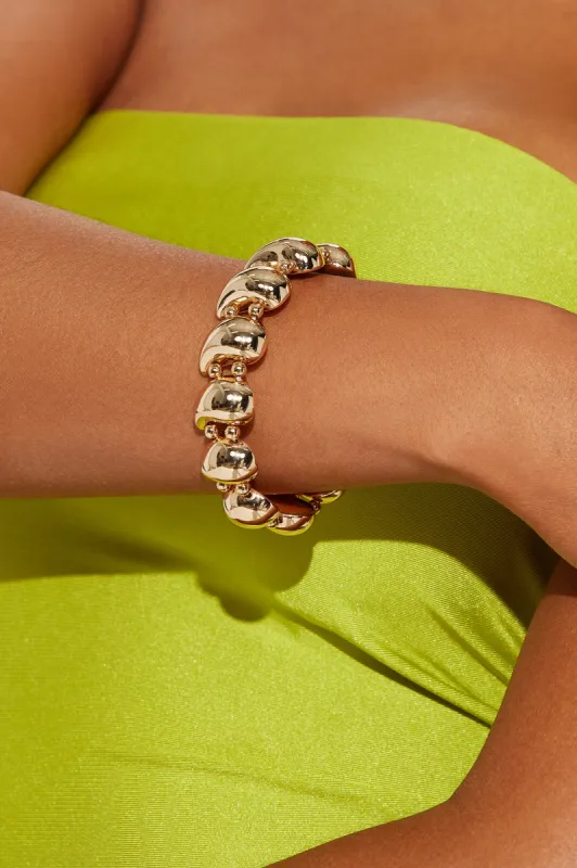 Sea Currents Bracelet - Gold sold by Fashion Nova