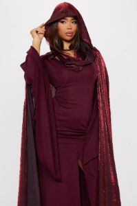 Under My Spell Witch 2 Piece Costume Set - Red sold by Fashion Nova
