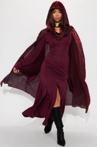 Under My Spell Witch 2 Piece Costume Set - Red sold by Fashion Nova