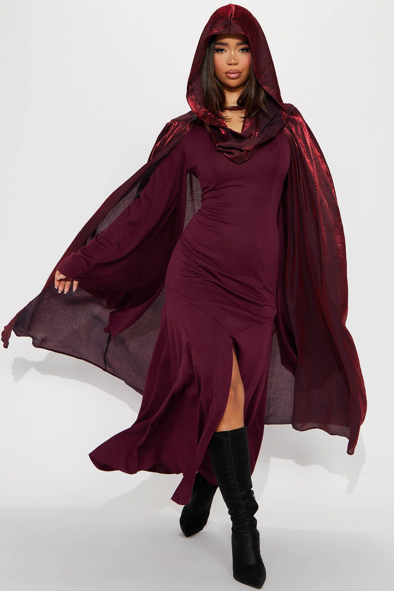 Under My Spell Witch 2 Piece Costume Set - Red sold by Fashion Nova