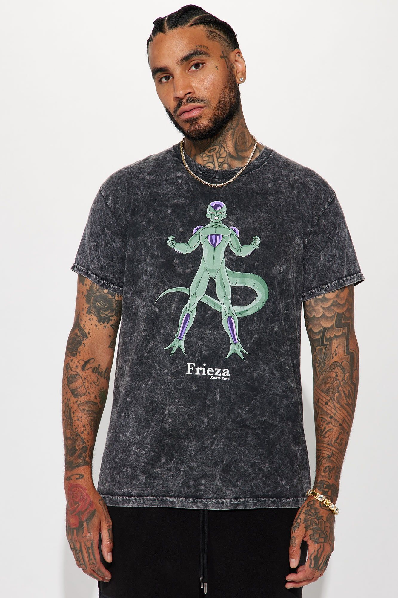 Dragonball Z Frieza Short Sleeve Tee - Black sold by Fashion Nova