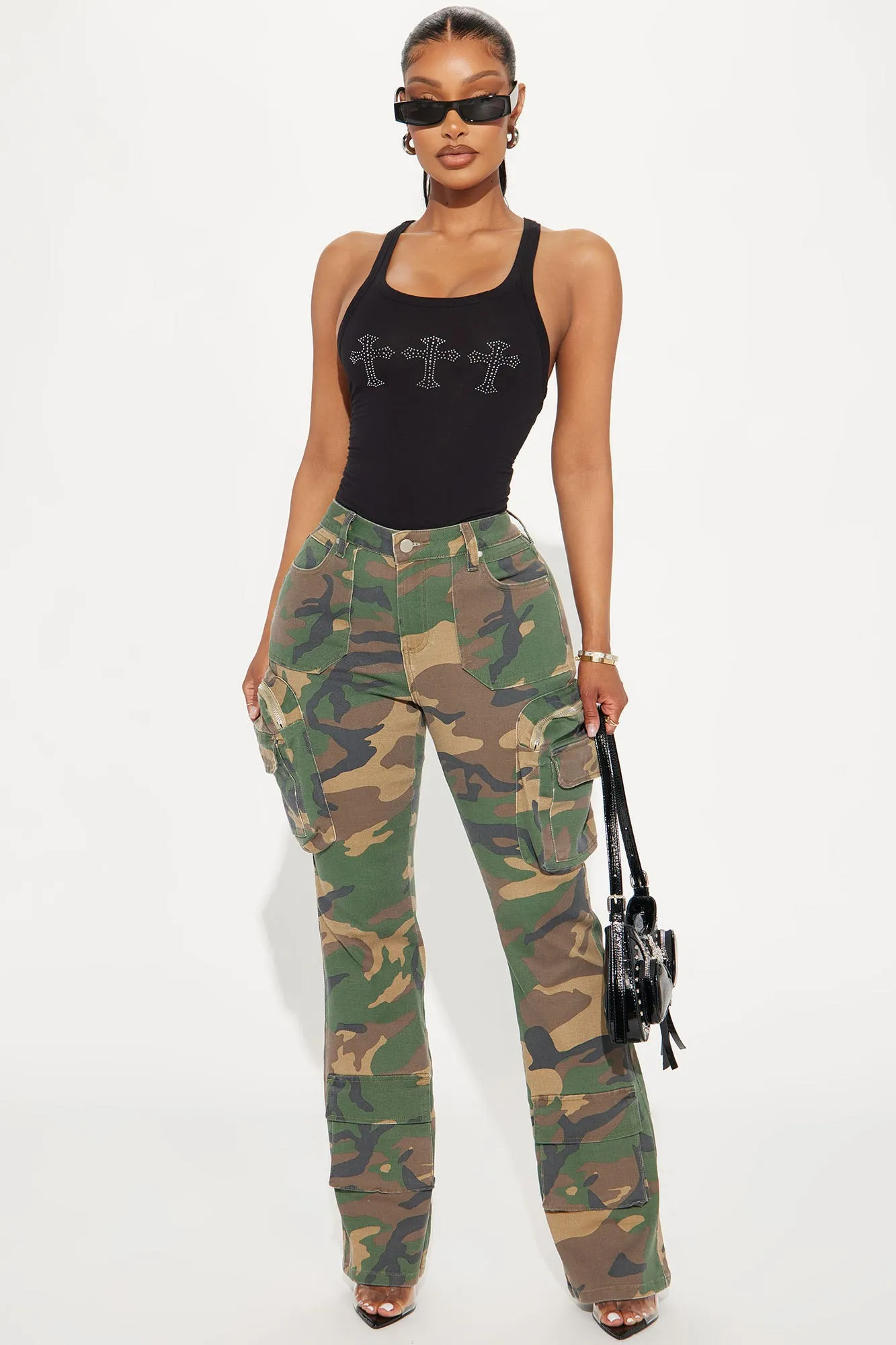 Crossed Your Mind Bodysuit - Black sold by Fashion Nova product image thumbnail 2