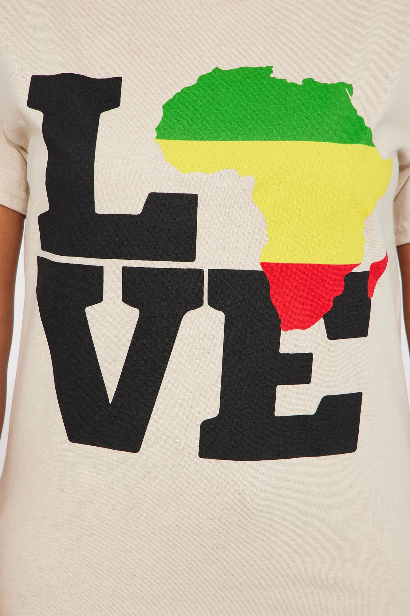All Love Graphic Tshirt - Sand sold by Fashion Nova product image thumbnail 3