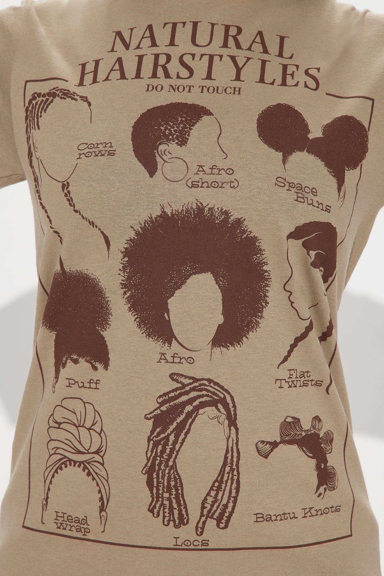 Embracing Natural Beauty Graphic Tee - Taupe sold by Fashion Nova product image thumbnail 3