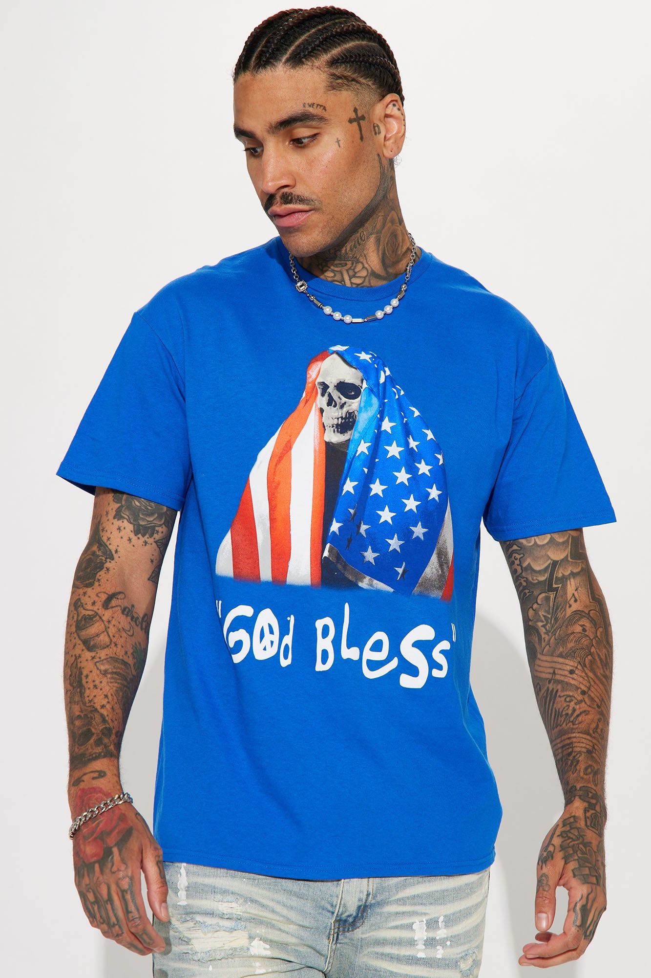 Good Glory Short Sleeve Tee - Royal sold by Fashion Nova
