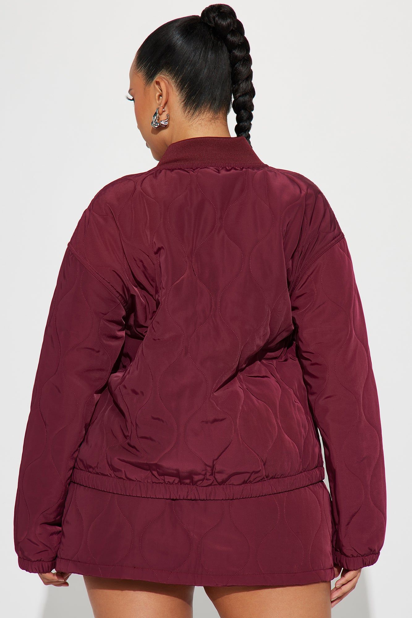 Heather Mini Skirt Set - Burgundy sold by Fashion Nova product image thumbnail 6