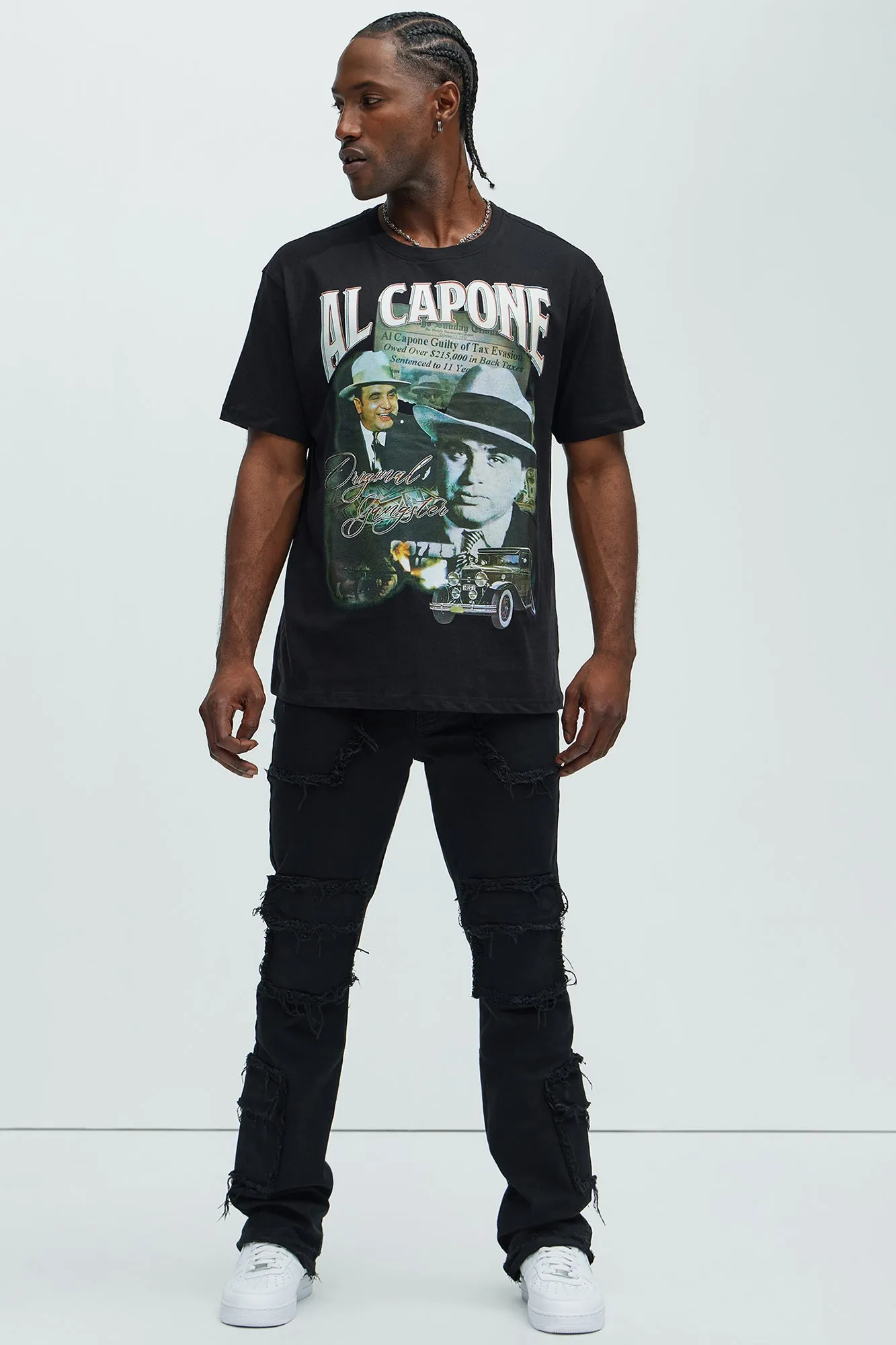 Al Capone The Original Short Sleeve Tee - Black sold by Fashion Nova product image thumbnail 2