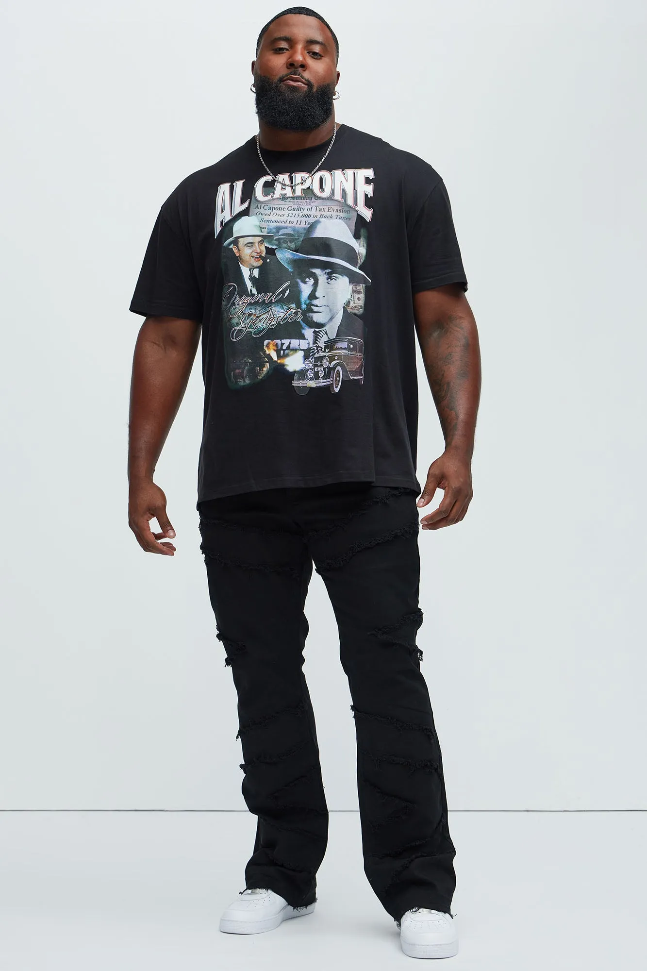 Al Capone The Original Short Sleeve Tee - Black sold by Fashion Nova product image thumbnail 5