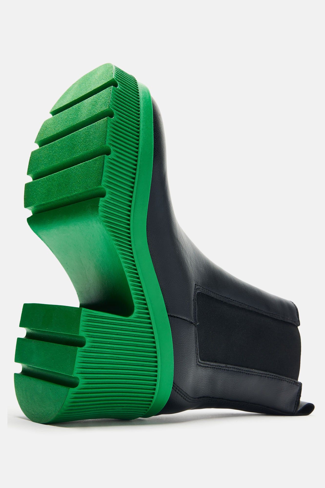 Erika Platform Booties - Black/Green sold by Fashion Nova product image thumbnail 3