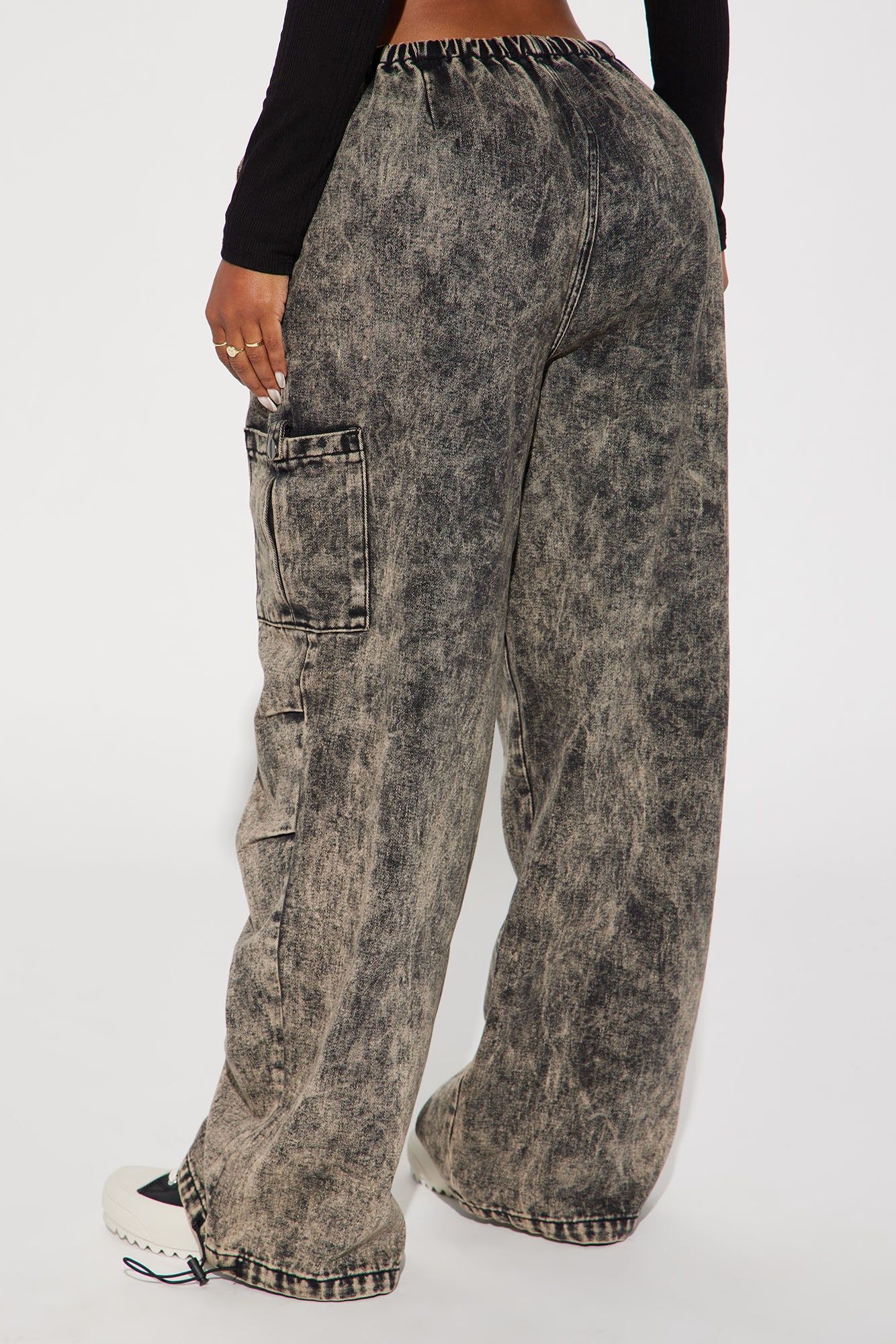 Wear It Out Mineral Wash Cargo Pant - Brown sold by Fashion Nova product image thumbnail 3