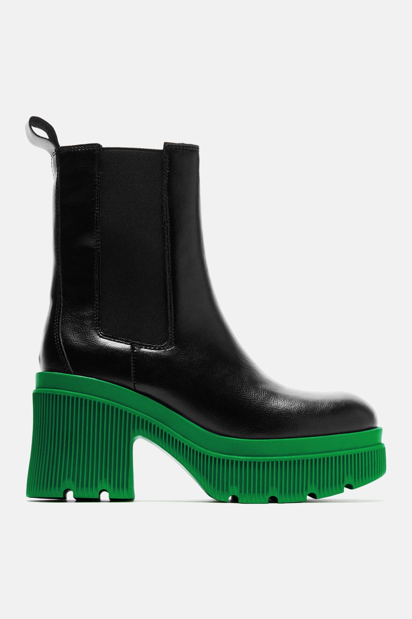Erika Platform Booties - Black/Green sold by Fashion Nova product image thumbnail 2